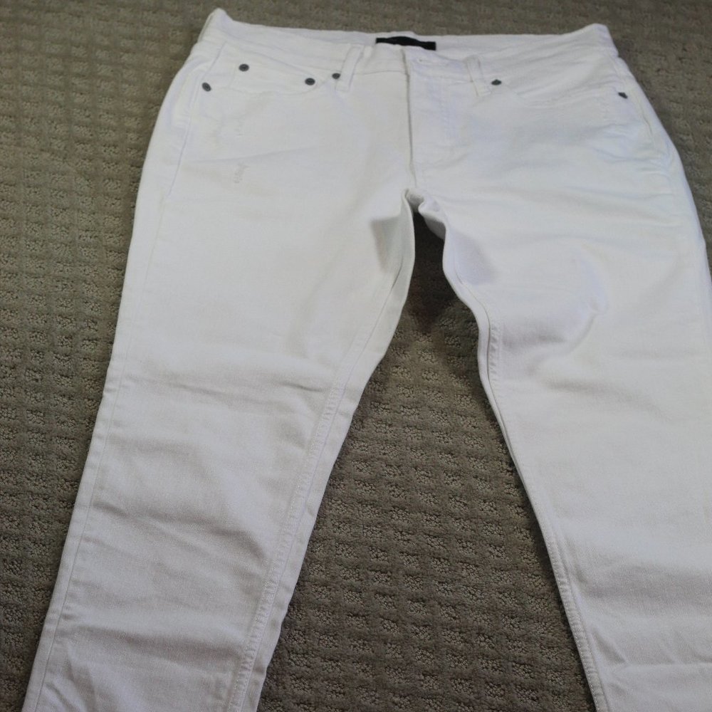NWOT Banana Republic Size 4 White Girlfriend Jeans